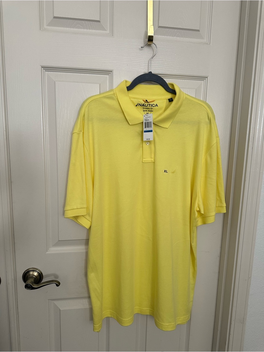 Nautica Men’s Bright Lemon Yellow Polo